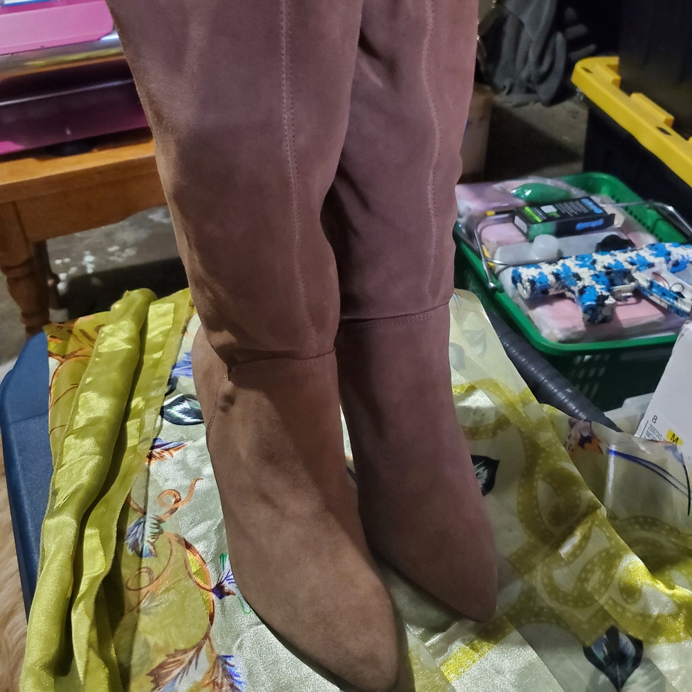 Steve Madden Brown Over the Knee Boots